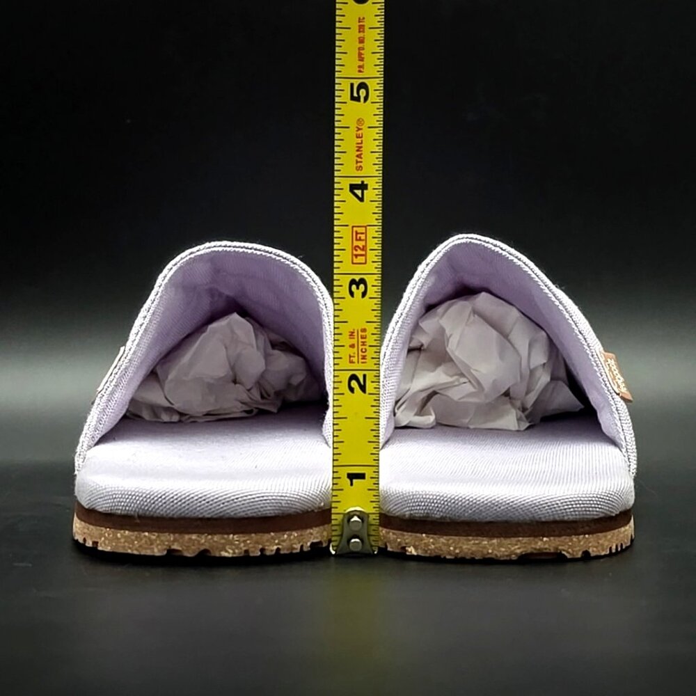 Feelgoodz Artisan Purple Quilted Mule Indoor /Outdoor House Slippers Shoes 8 - 9 - Picture 5 of 12